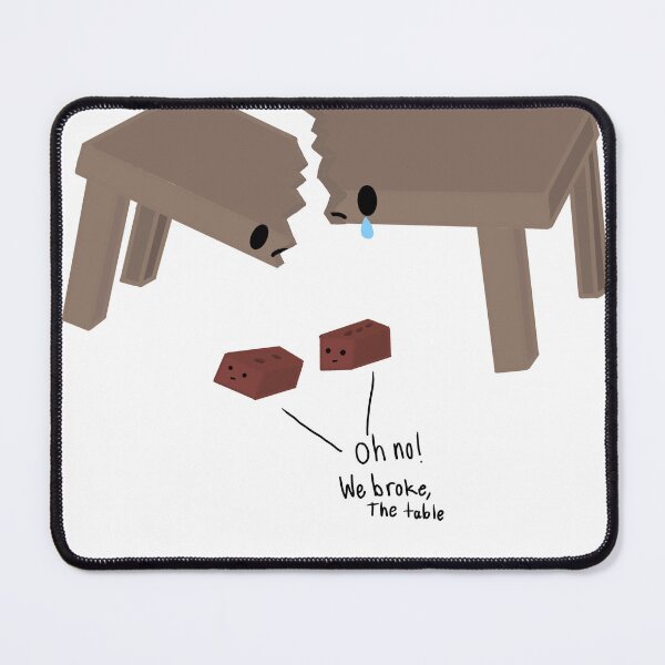 Item preview, oh no. the table. is broken. designed and sold by Fun-Draw.