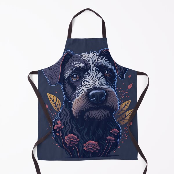 Item preview, Futuristic Schnauzer Art| Cybernetic Canine Print| Pixelated Schnauzer Design designed and sold by RedArtG09.