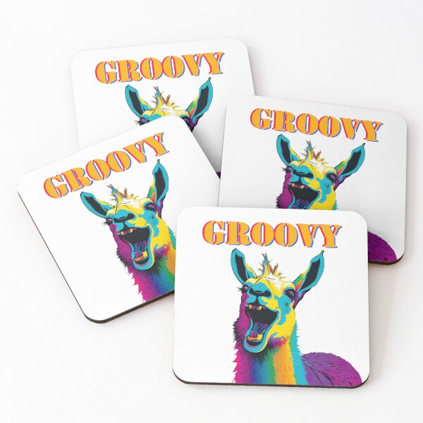 Item preview, Pop Art Groovy Llama  designed and sold by mtperspective.