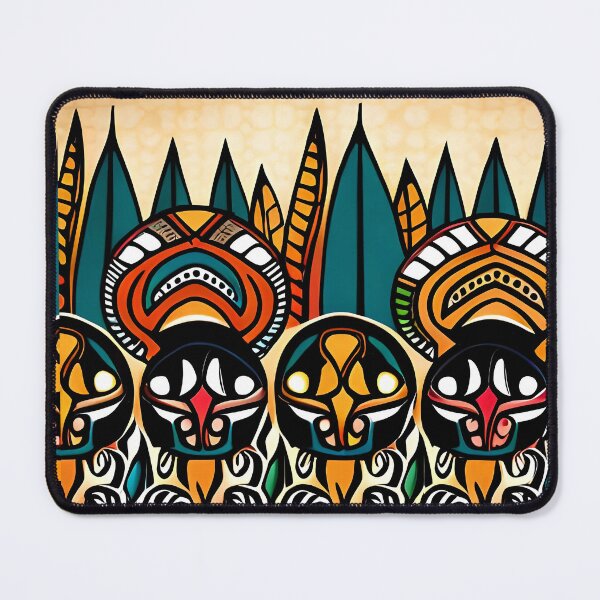 Item preview, African art Batik Print 13 designed and sold by Gaurav Garg.