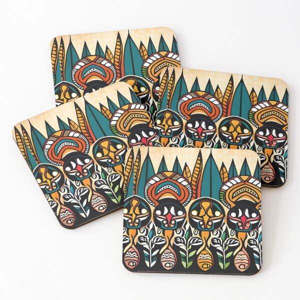 Item preview, African art Batik Print 13 designed and sold by Gaurav Garg.