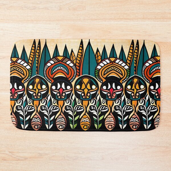 Item preview, African art Batik Print 13 designed and sold by Gaurav Garg.