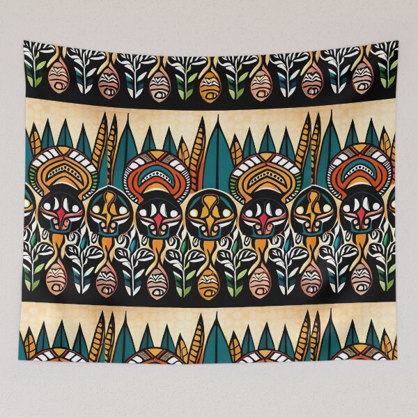 Aperçu de l'œuvre Art Africain Impression Batik 13 créée et vendue par Gaurav Garg.
