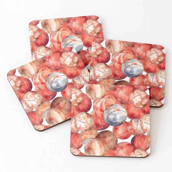 Item preview, Watercolour cricket balls designed and sold by AiBroughtToLife.