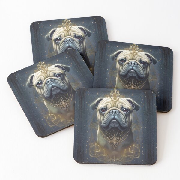 Item preview, Pug Dog with Crown designed and sold by BoreasArts.