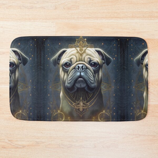 Item preview, Pug Dog with Crown designed and sold by BoreasArts.