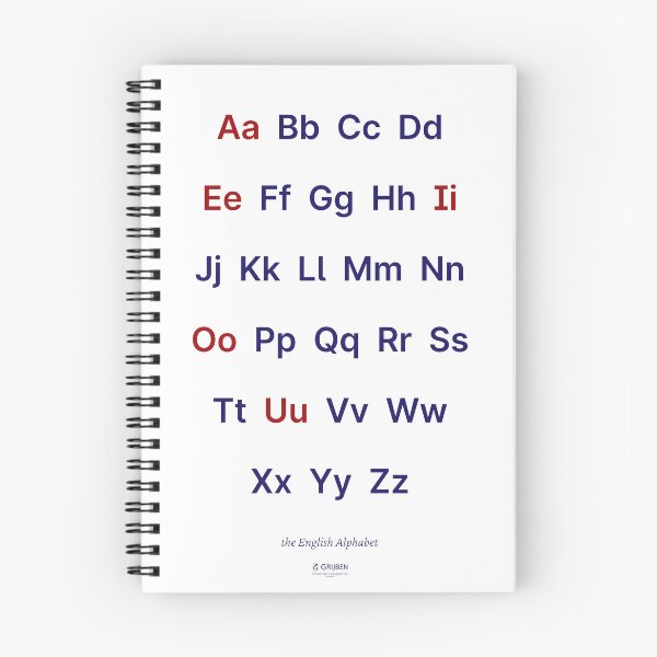 Item preview, English alphabet A to Z designed and sold by Grijben.