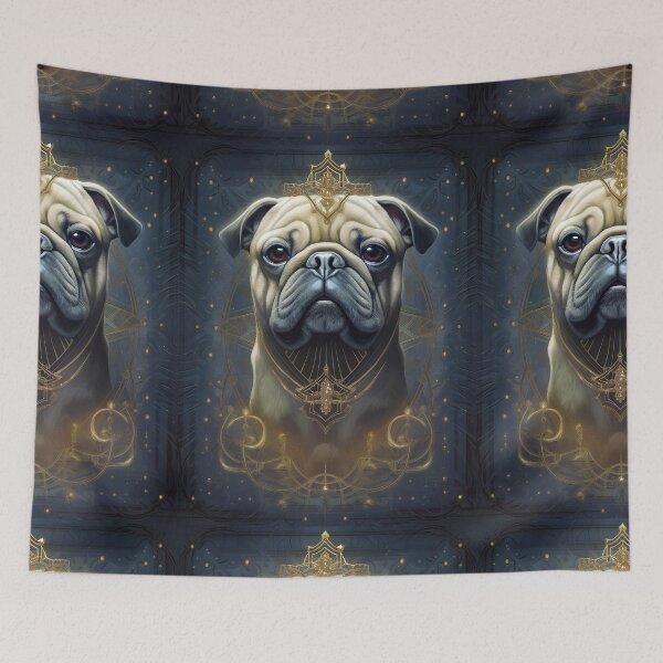 Item preview, Pug Dog with Crown designed and sold by BoreasArts.