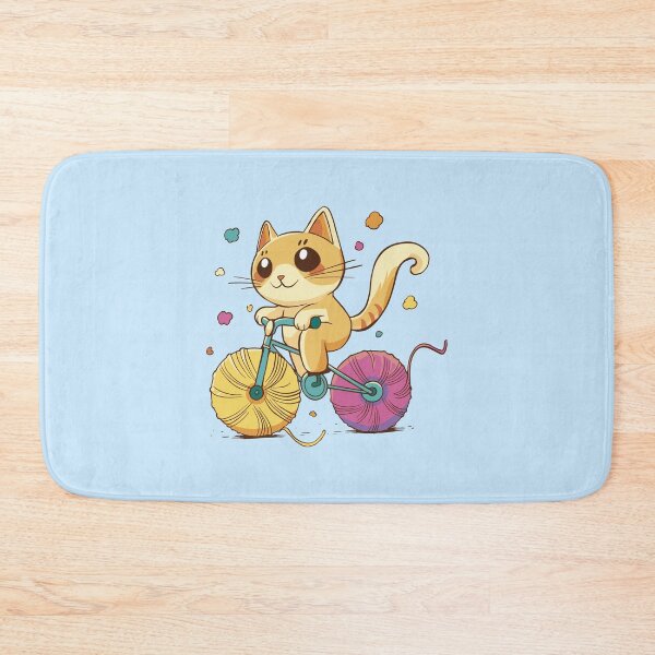 Item preview, cyclist cat designed and sold by DerSenat.