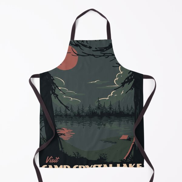 Item preview, Visit Camp Crystal Lake travel poster designed and sold by barbarraheill.