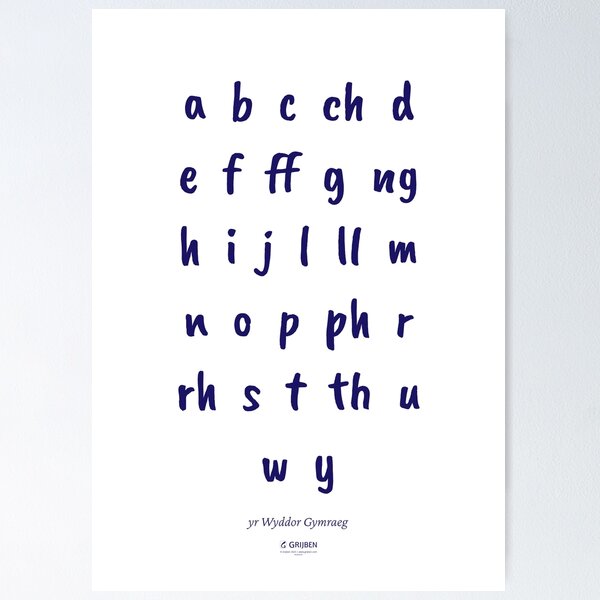Item preview, The Welsh Alphabet designed and sold by Grijben.