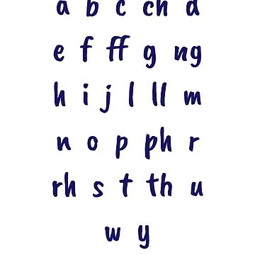 Artwork thumbnail, The Welsh Alphabet by Grijben