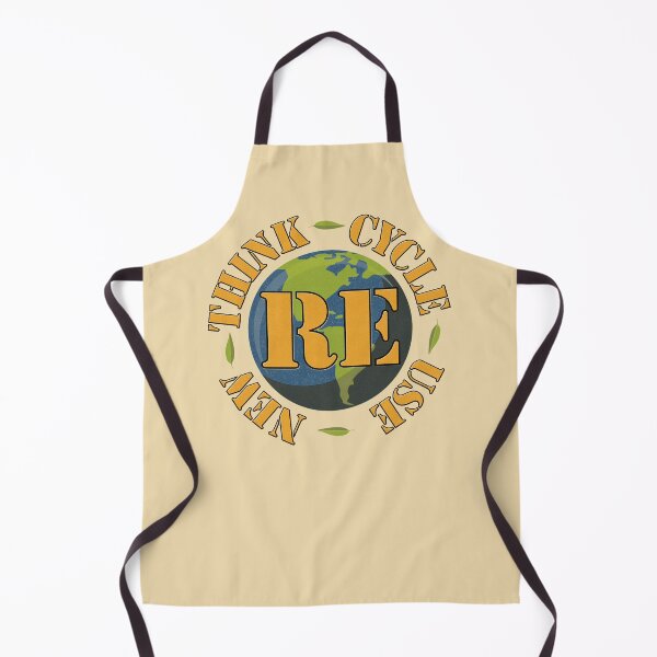 Item preview, RE Cycle Use New Think Environmental Logo designed and sold by MadfishDesigns.