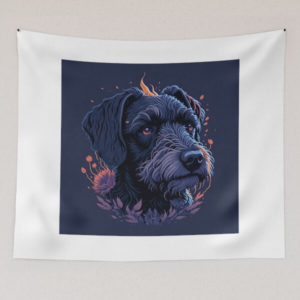 Item preview, Robo-Schnauzer| Cybernetic Canine Print| Techno-Pet Schnauzer| Pixelated Schnauzer Design designed and sold by RedArtG09.