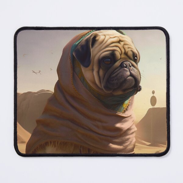 Item preview, Pug Dog in a Desert designed and sold by BoreasArts.