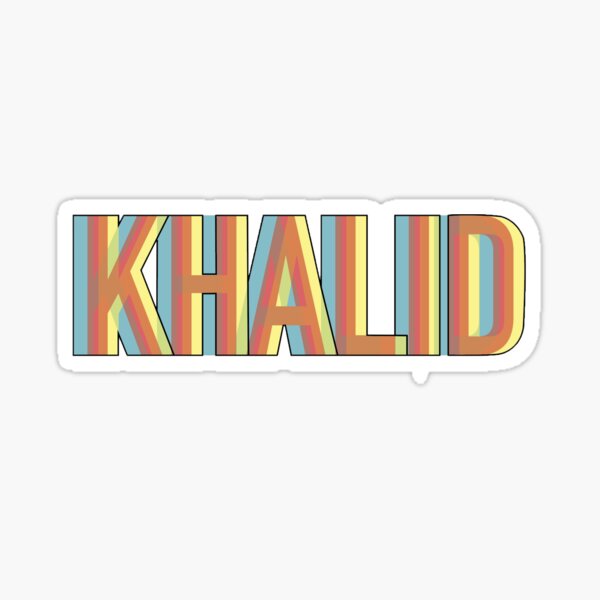 khalid. Sticker