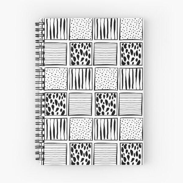 Item preview,  Dots and Lines in  Squares -  black and white designed and sold by LaBelleMaison.