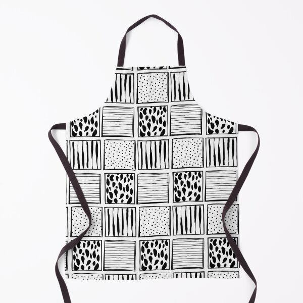 Item preview, Dots and Lines in Squares - black and white designed and sold by LaBelleMaison.