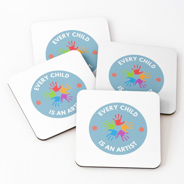 Item preview, Every Child Is An Artist Sticker designed and sold by Wonder Of Light.