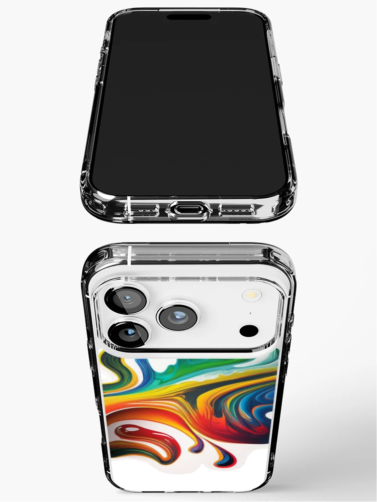 Thumbnail 3 of 5, iPhone Case, Abstract Color designed and sold by StudioRobinNL.