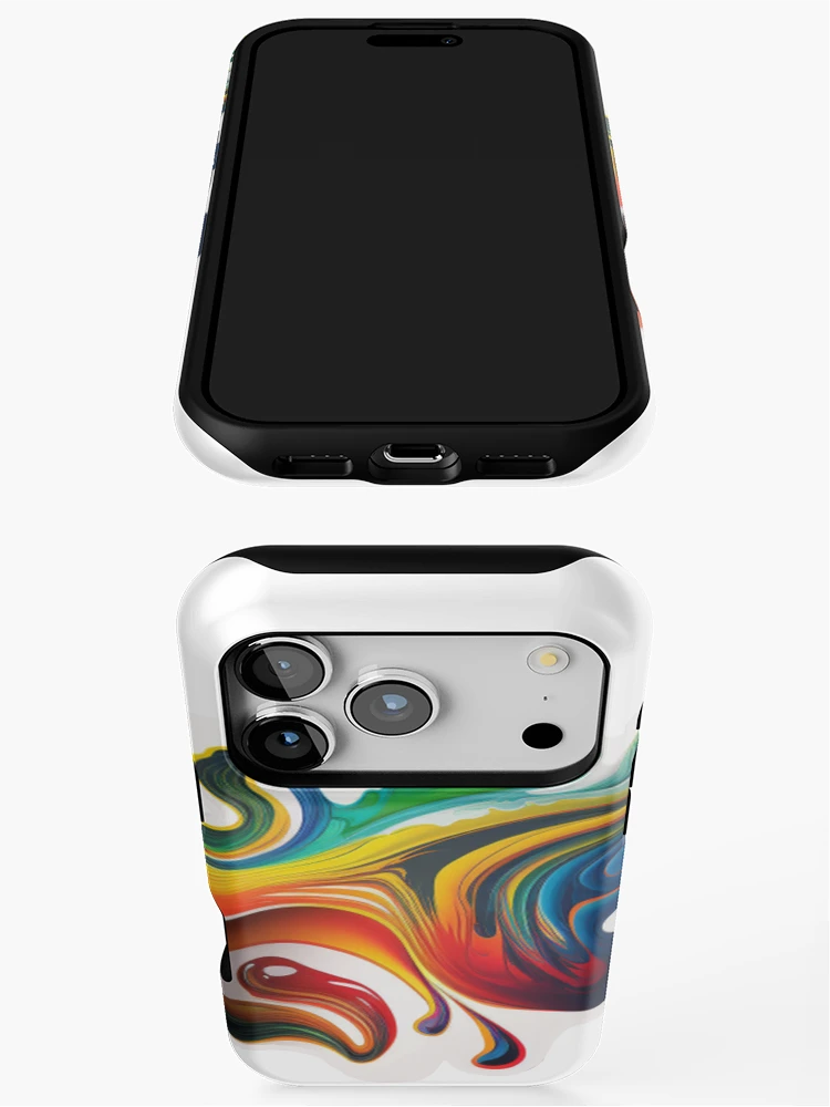 Thumbnail 3 of 4, iPhone Case, Abstract Color designed and sold by StudioRobinNL.