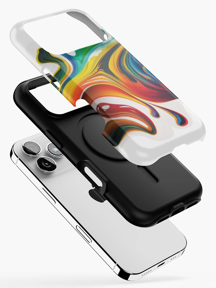 Thumbnail 2 of 4, iPhone Case, Abstract Color designed and sold by StudioRobinNL.