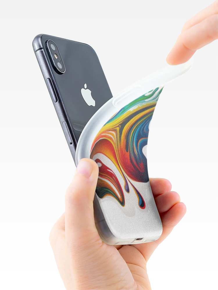 Thumbnail 4 of 5, iPhone Case, Abstract Color designed and sold by StudioRobinNL.
