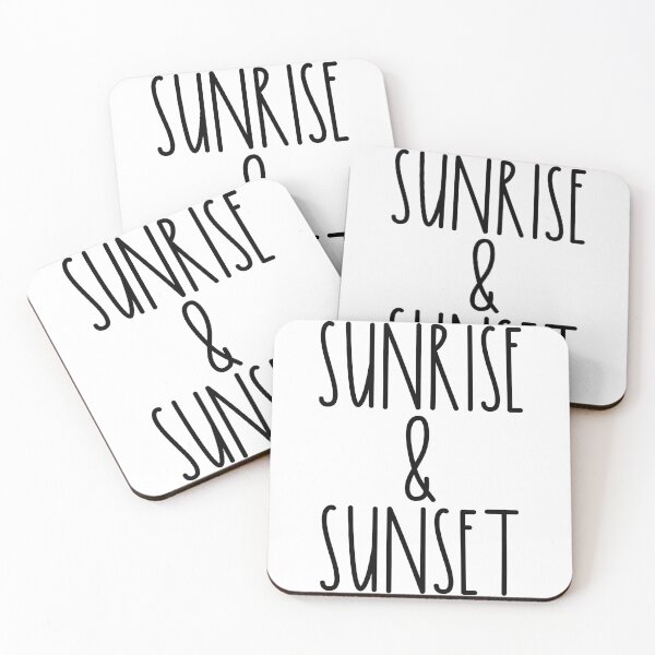 Aperçu de l'œuvre Sunrise & Sunset Rae Dunn Inspired Farmhouse Decor créée et vendue par FineElephant.