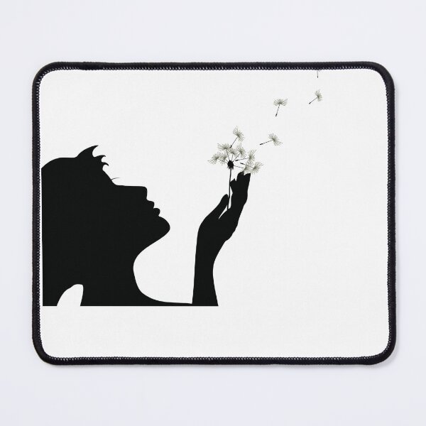 Item preview, The girl blows on a flower a dandelion designed and sold by Aleksander1.