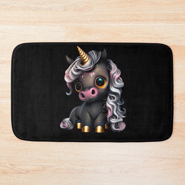 Item preview, Cute Baby Black Unicorn designed and sold by Mike Notis.