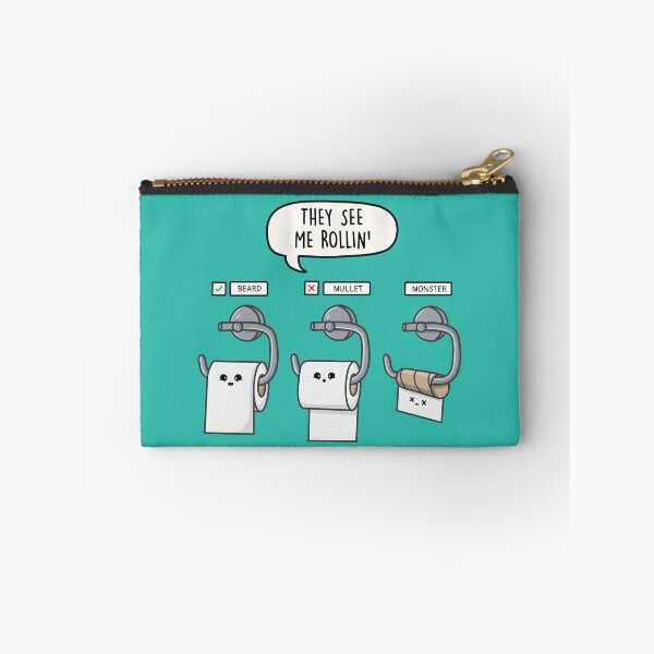 Item preview, They See Me Rollin' - Funny Toilet Paper Pun designed and sold by LEFDDesigns.