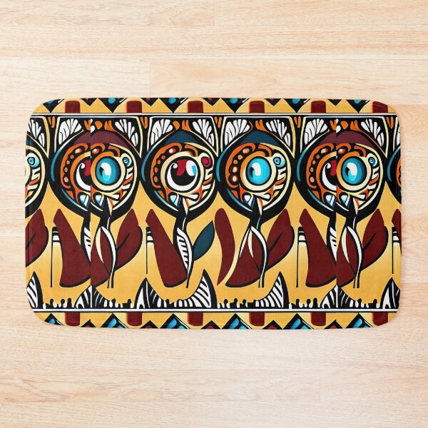 Item preview, African art Batik Print 17 designed and sold by Gaurav Garg.