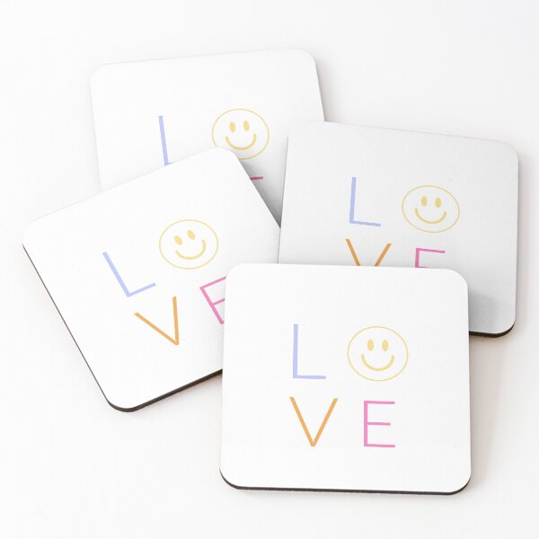 Item preview, Love smile pastel tote bag smiley face shopping bag  designed and sold by SaySomethingUK.