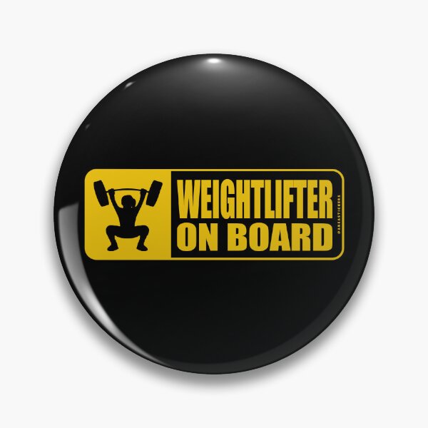 Item preview, Signal - Weightlifter on board designed and sold by AreaStickers.