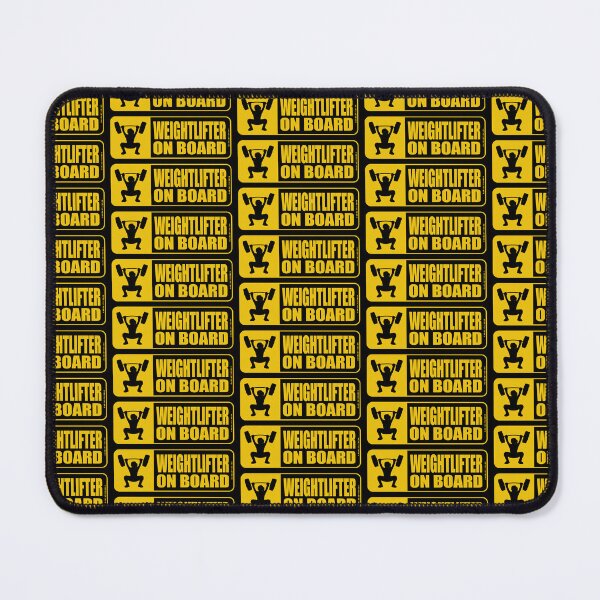 Item preview, Signal - Weightlifter on board designed and sold by AreaStickers.