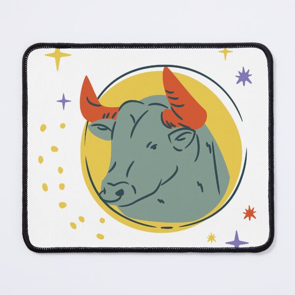 Item preview, beautiful drawing of a Taurus in color designed and sold by JAG2B.
