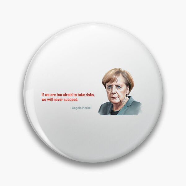 Item preview, Angela Merkel Inspired | If we are afraid to take risks designed and sold by Broskan.