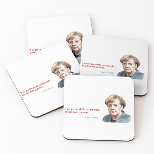 Item preview, Angela Merkel Inspired | If we are afraid to take risks designed and sold by Broskan.