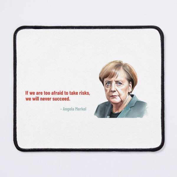 Item preview, Angela Merkel Inspired | If we are afraid to take risks designed and sold by Broskan.