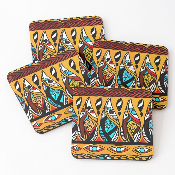 Item preview, African art Batik Print 20 designed and sold by Gaurav Garg.