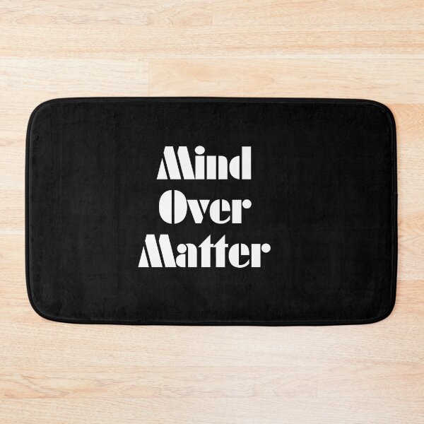 Item preview, Mind Over Matter gym motivation quotes  designed and sold by Sahil Randhawa.