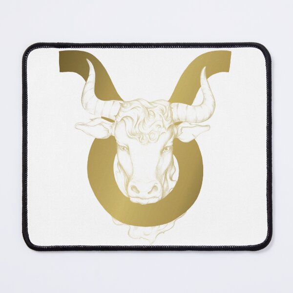 Item preview, Taurus zodiac sign illustration gold version designed and sold by JAG2B.