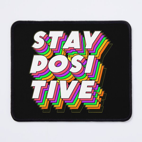 Item preview, Stay Positive rainbow Design designed and sold by Bhaskardhapu.