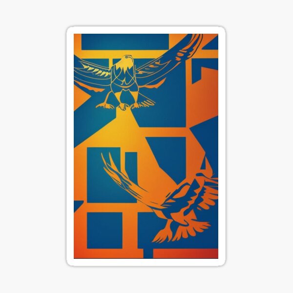 Eagle Pop Art Sticker