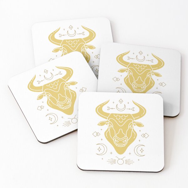 Item preview, Taurus zodiac sign illustration gold version designed and sold by JAG2B.