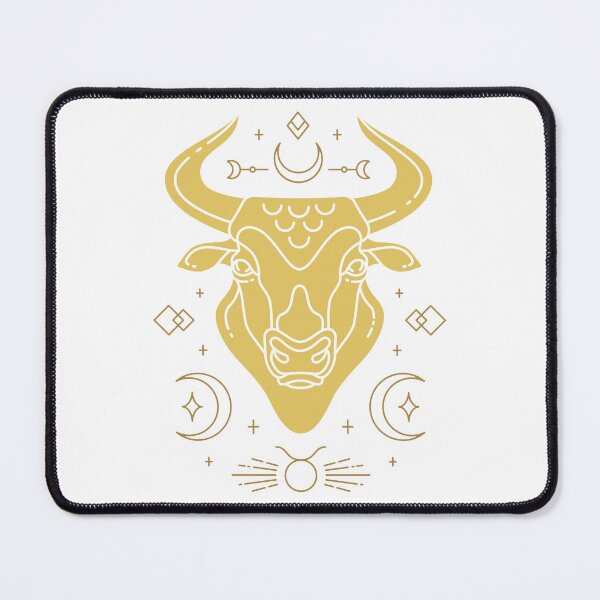 Item preview, Taurus zodiac sign illustration gold version designed and sold by JAG2B.