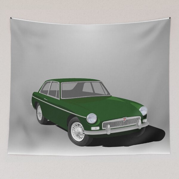 Item preview, MGB GT Graphic Poster 2 designed and sold by NickShirrell.
