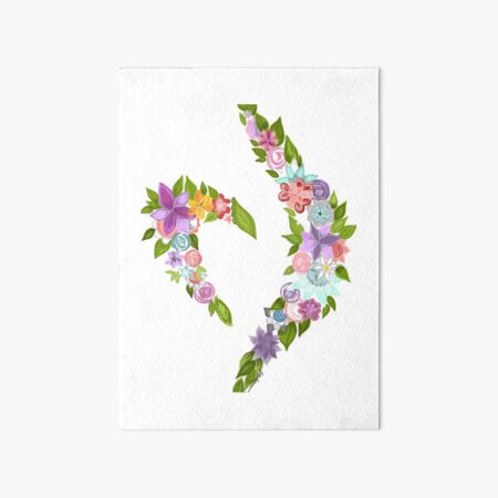 Eating disorder recovery symbol Art Board Print