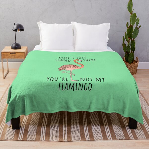 Item preview, Don't just stand there, you're not my flamingo (light background) designed and sold by Jeeb-Arts.