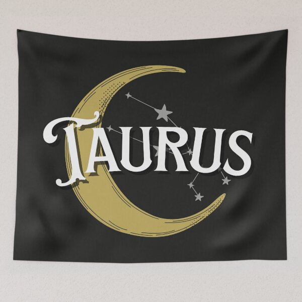 Item preview, Celestial moon in Taurus design. designed and sold by CreativeStrand.